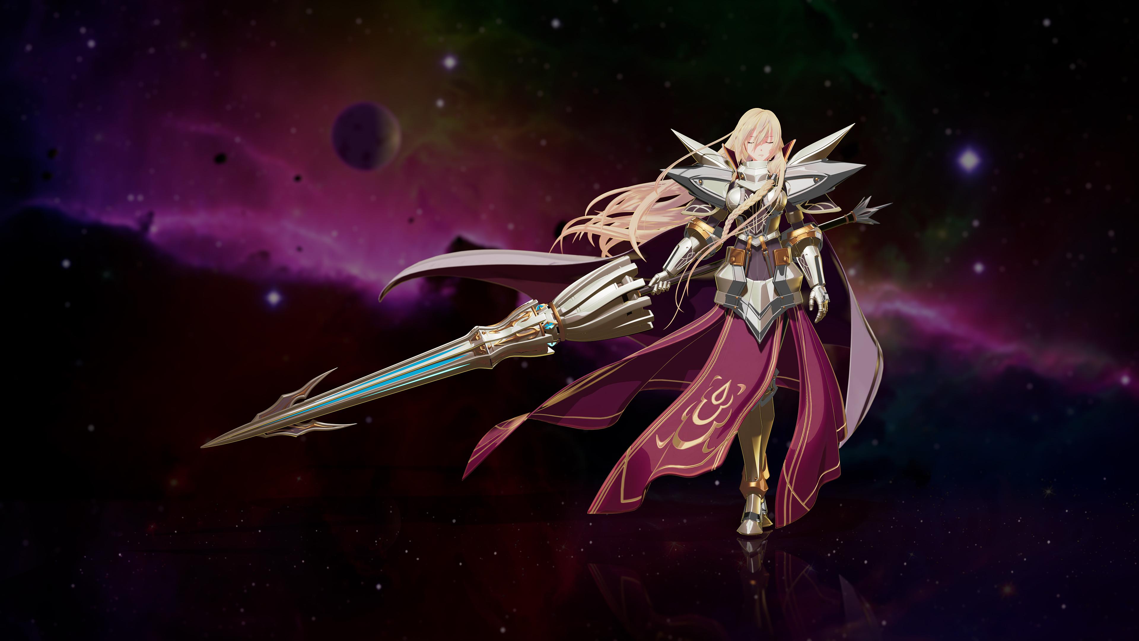 初次用blender做了个闪之轨迹-钢之圣女-雅里安洛德