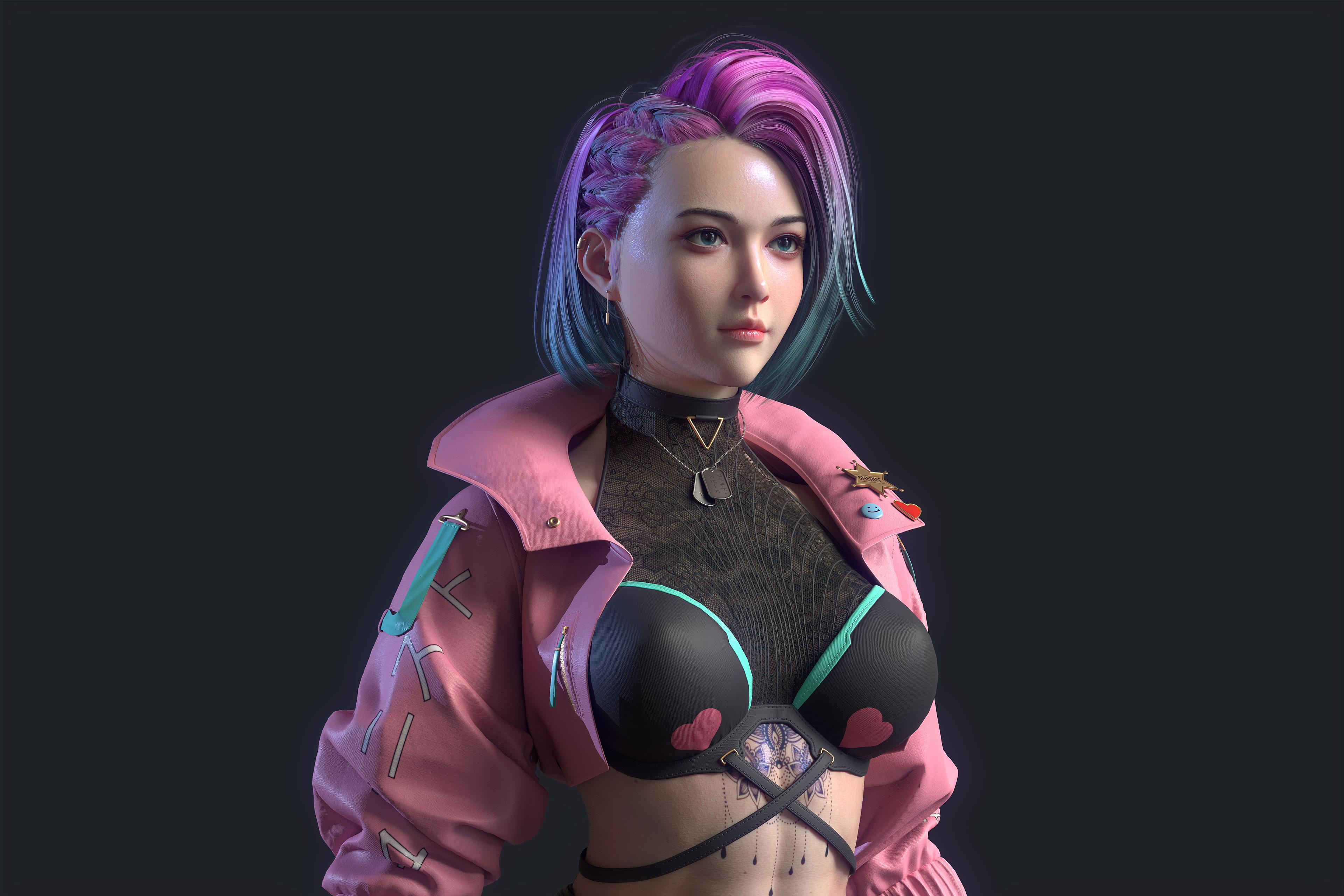 赛博朋克3d女角色